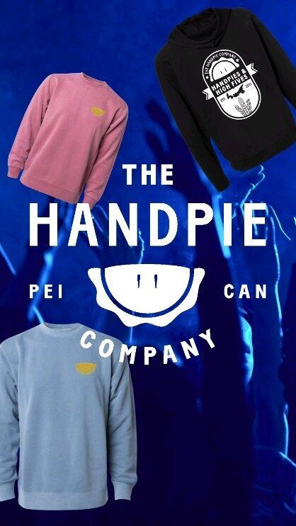 📣NEW HANDPIE MERCH!!

👀We've partnered with @staygoldencustom again to come up with some stellar shirts that will both keep you cozy AND help profess your love for all things PEI pie. 

😎Pro-tip, plan to stock your freezer stash while you're here to pick up your order in a few weeks!

🖐The L I N K is up there in our bio, where these things often live. 
Get your shopping done now, PiePals, there's only two weeks left on that timer!